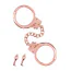 Наручники Fetish Tentation Premium Chick Wrist Cuffs, рожево-золоті - Фото №1