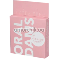 Серветки для орального сексу Loovara Oral Dams, 3 шт - Фото №1