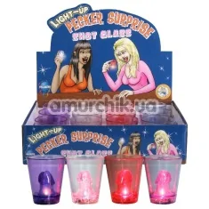 Набір скляночок-приколів для шотів Light - Up Pecker Surprise Shot 12 шт - Фото №1
