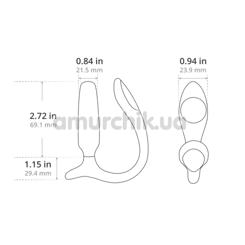 Анальна пробка з вібрацією Lovense Lush Anal, рожева