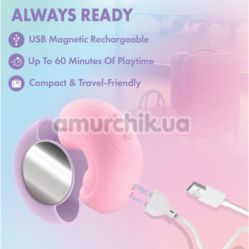 Вібратор Play With Me Pout & Play, рожевий