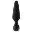 Анальна пробка Fantasstic Smooth Anal Plug Medium, чорна - Фото №3