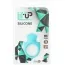 Віброкільце Lit - Up Silicone Stimu - Ring 6, бірюзове - Фото №3