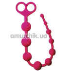 Анальная цепочка Virgite Essentials Anal Beads E3, розовая - Фото №1