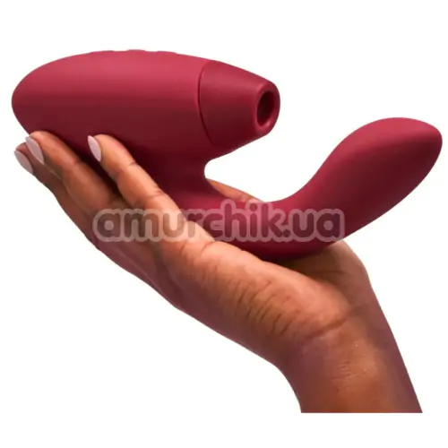 Вибратор Womanizer Duo 2, бордовый