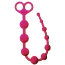 Анальная цепочка Virgite Essentials Anal Beads E3, розовая - Фото №1