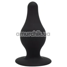 Анальна пробка SilexD Premium Silicone Plug Model 2 Size S, чорна - Фото №1