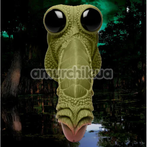 Фаллоимитатор Creature Cocks Swamp Monster, зеленый
