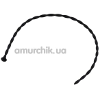 Уретральна вставка Penis Dilator 0.4 см, чорна - Фото №1