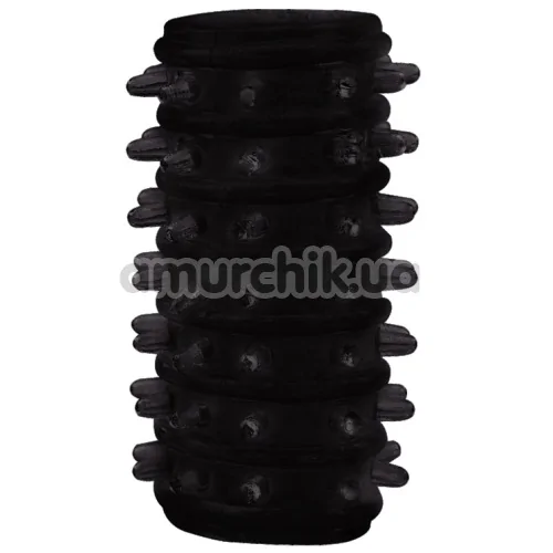 Набір з 7 насадок на пеніс Get Lock Penis Sleeve Kits, чорний