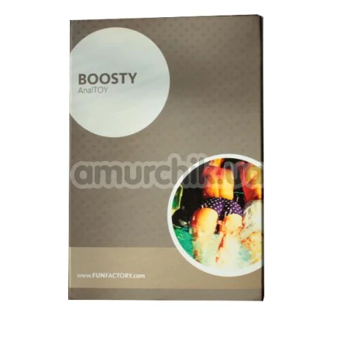 Анальная пробка Fun Factory Boosty, черная