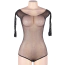 Боді Star Night Sexy Fishnet Rhinestone Bodysuit, чорне - Фото №4
