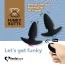 Набір з 2 анальних пробок з вібрацією FeelzToys FunkyButts, чорний - Фото №6