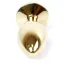 Анальная пробка с розовым кристаллом Exclusivity Jewellery Gold Plug, золотая - Фото №3