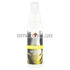 Оральный лубрикант STIMUL8 Strawberry Lube - клубника, 100 мл - Фото №1