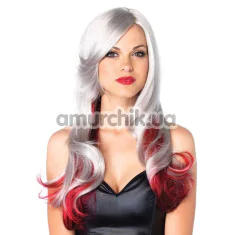 Перука Leg Avenue Allure Multi Color Wig, сіро-червона - Фото №1