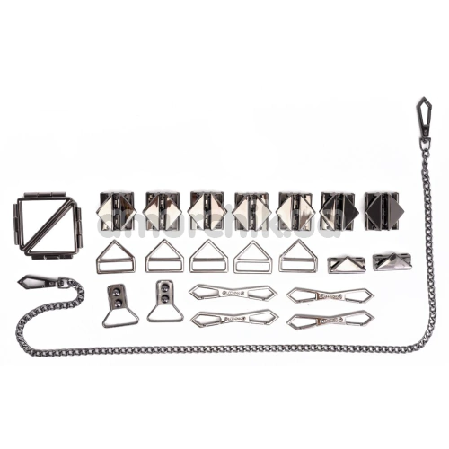 Бондажный набор Lockink Sevanda Bondage & Restraints Set, черный