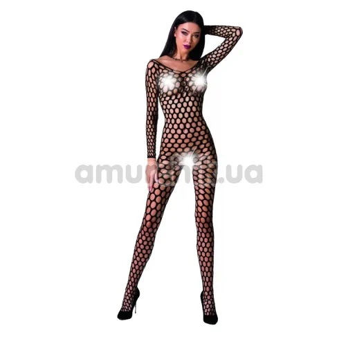 Комбинезон Passion Free Your Senses BS077, черный - Фото №1