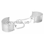 Наручники Bijoux Indiscrets Desir Metallique Handcuffs, срібні - Фото №1