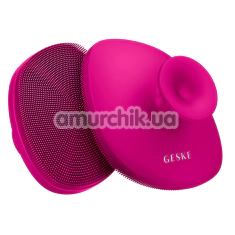 Щетка для тела Geske Body Brush 4 in 1 Suction Mount, розовая - Фото №1