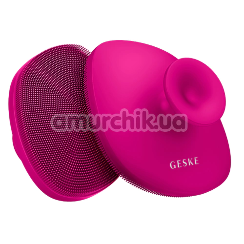 Щетка для тела Geske Body Brush 4 in 1 Suction Mount, розовая - Фото №1