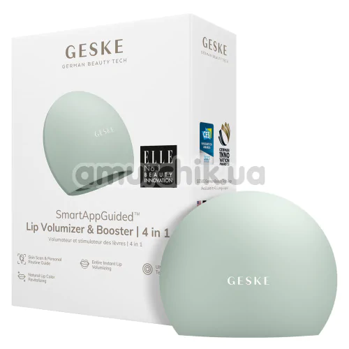 Устройство для увеличения объема губ Geske Lip Volumizer & Booster Big 4 in 1, зеленое