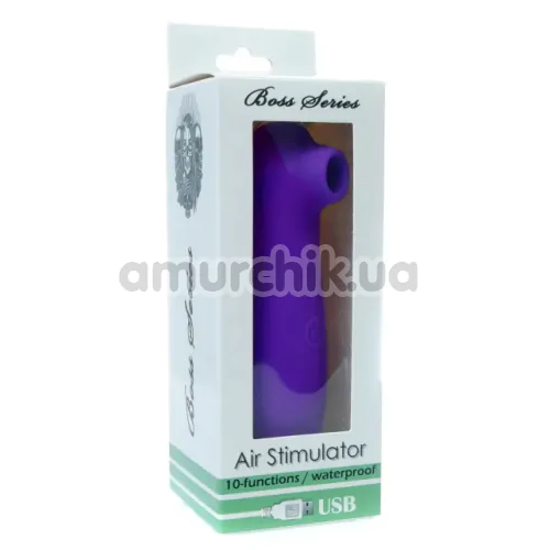 Симулятор орального секса для женщин Boss Series Air Stimulator, фиолетовый