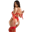 Боді Star Night Ribbon Body With Garters, червоне - Фото №5