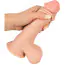 Фаллоимитатор Nature Skin Dildo With Movable Skin 20 см, телесный - Фото №7