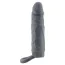 Насадка на пеніс Pretty Love Realistic Penis Sleeve, сіра - Фото №2