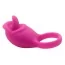 Виброкольцо Silicone Love Ring Tongue, розовое - Фото №3