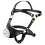 Маска для мінету Lockink Blowjob Head Harness Muzzle for Puppy Play, чорна - Фото №3