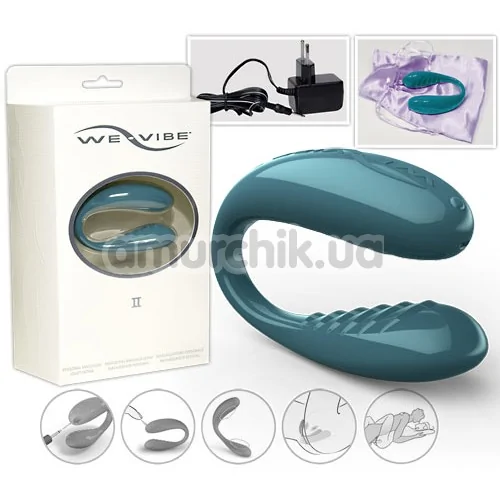 Вибратор We-Vibe II Teal (ви вайб 2 бирюзовый)