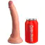 Фалоімітатор King Cock Elite 7 Dual Density Silicone Cock, тілесний - Фото №3
