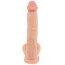 Фалоімітатор Nature Skin Dildo With Movable Skin 25 см, тілесний - Фото №4