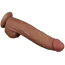 Фаллоимитатор Sliding-Skin Dual Layer Dong King Sized 12, светло-коричневый - Фото №2