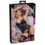 Комплект Cottelli Collection Lingerie 2631989 чорний: корсет + трусики-стрінги - Фото №4