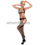 Комбинезон Obsessive Bodystocking N108, черный - Фото №1