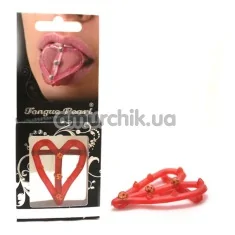 Насадка на язык  Strong  Red Tongue Pearl жёсткая - Фото №1