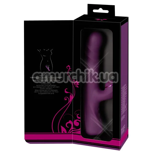 Вібратор з поштовхами та пульсацією Javida 3 Function Rabbit Vibrator, фіолетовий