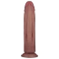 Вібратор Lovetoy Dual Density Power Cock 10.5, коричневий - Фото №3