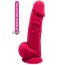 Фаллоимитатор Real Love Premium Silicone Dildo 8.5 с мошонкой, розовый - Фото №4