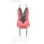 Комплект Passion Free Your Senses Erotic Line Peonia Corset, червоно-чорний: корсет + трусики-стрінги - Фото №6