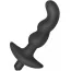 Вибростимулятор простаты Master Series Onyx Vibrating Silicone Anal Plug, черный - Фото №3