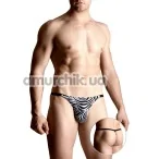Трусы-стринги мужские Mens thongs зебра (модель 4488) - Фото №1