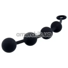 Анальная цепочка Nexus Excite Large Anal Beads, черная - Фото №1