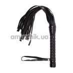 Батіг S & M Leather Flogger, чорний - Фото №1