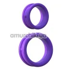 Набор эрекционных колец Fantasy C-Ringz Max-Width Silicone Rings, фиолетовый - Фото №1