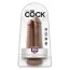 Подвійний фалоімітатор King Cock 7 Two Cocks One Hole, коричневий - Фото №3