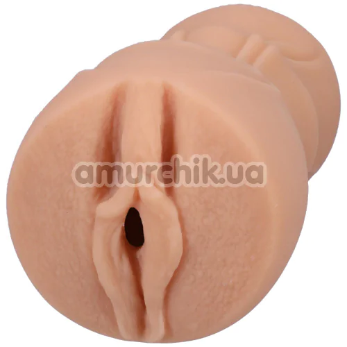 Искусственная вагина Signature Strokers Lily Larimar Pocket Pussy, телесная